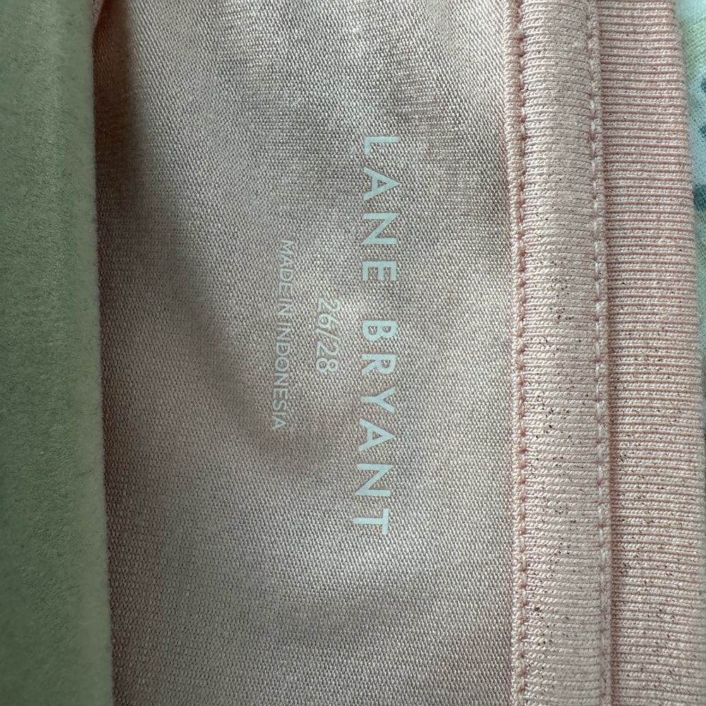 Lane Bryant Light Peach Short Sleeve Top - Picture 4 of 5